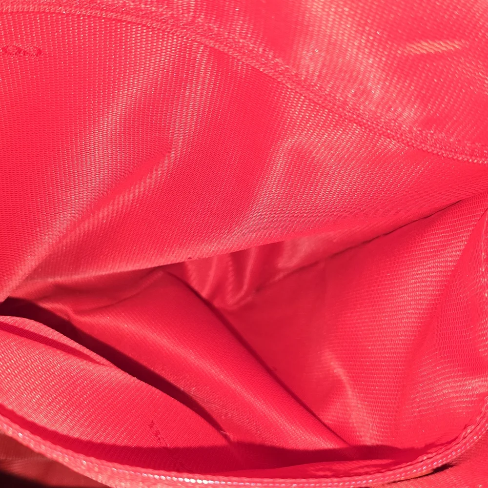 Coach Bold Red Leather Hobo Bag - Picture 9 of 13